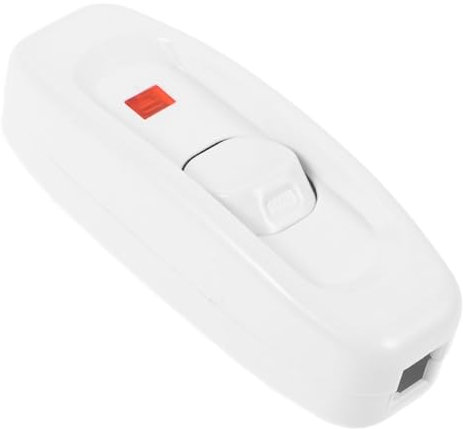 DIYEAH Vintage Hand-schalter Für Tischlampen Klassischer Ein- Ausschalter Mit Kontrollleuchte Für Nachttischlampen Und Retro-lampen Langlebige Kunststoffkonstruktion