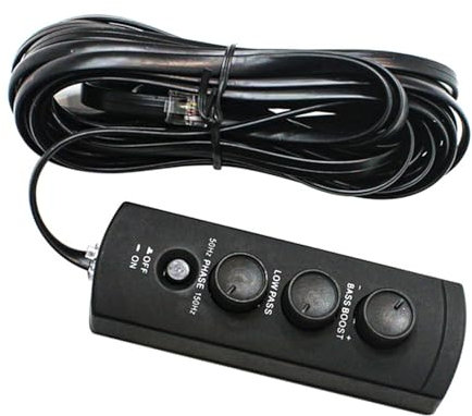 Thewasc Automotive Subwoofer Sound Regulator With Quick Installation Portable Car Subwoofer Sound Controller User Friendly