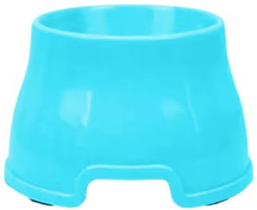 Elevated Dog Bowls PP Long Ear Dog Bowl High Capacity Water Container For Cocker Spaniels & Long Eared Breeds Rkz513 (Blue, 14.5x19x11.8cm)