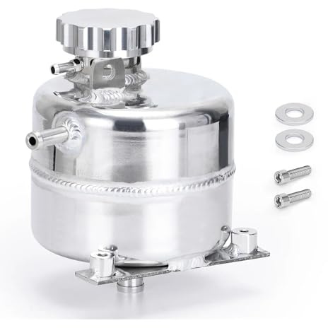Vaschette Liquido Radiatori Per BMW Per Mini Per Cooper S R52 R53 2002-2008 Collettore Raffreddamento Alluminio Dell'acqua Pieno Tappo Espansione Serbatoio Accessori Auto(Silver)