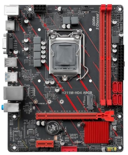 schede madri Fit For Jingyue H311M-HD4 ARGB Scheda madre Memoria DDR4 a 1151 pin Computer Desktop Gaming Core I3 9100F/i5 9400F
