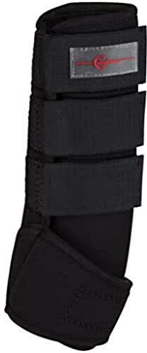 Covalliero Kerbl 320131 Fesselkopfgamasche Synthesekautschuk, Pony, 4er-Set, schwarz