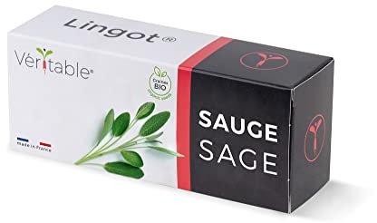 Véritable Lingot® Salvia BIO - Compatibile con Orti Interni Exky® - Ricarica pronta all'Uso - Substrato con Semi Integrati