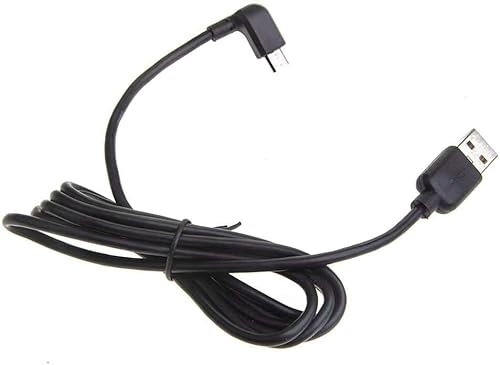 Charging Cable In Car Charger for Tom Tom Sat Nav UK | Compatible with TomTom VIA 1535/1605 / 135/120 / 125/130 / 135 | Right Angle Micro USB