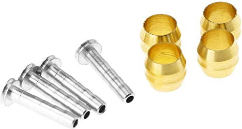 4 Set BH90 Olive Steckereinsatz für Shimano MTB-Bremsscheibenschlauch