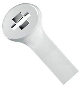 Kabelbinder 2-Lock mit 2 Metallzungen | Vibrationsresistent | 50% höhere Zugfestigkeit | 4,5 x 250mm | Natur | Premiumqualität von PC24 Shop & Service