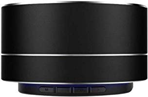 Altavoz de metal Bluetooth para IPHONE 12 Mini puerto USB TF tarjeta auxiliar altavoz micro mini (negro)