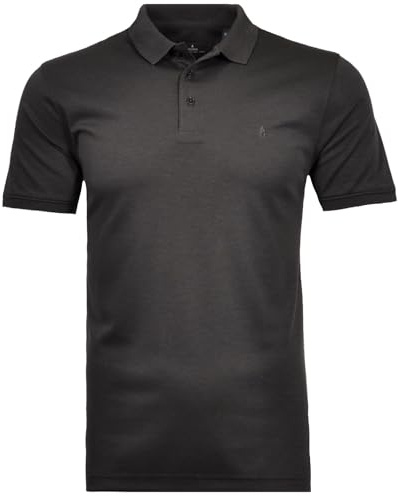 RAGMAN Herren Softknit-Polo modern fit Anthrazit-019, XL