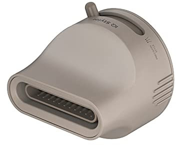 Shark XSKHD121CA IQ 2-in-1-Konzentrator, automatische Voreinstellung Aufsatzdüse für HyperAIR Föhn, Stylingwerkzeug, für glattes, gewelltes und lockiges Haar, krauses Haar, glattes und glattes