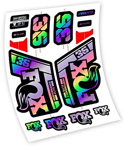 Fox 36 Performance 2016 Gabel Aufkleber Vinyl Aufkleber (Hollographic)