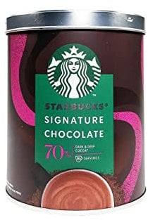 Starbucks Signature Chocolate 70%, Chocolate en polvo para beber 300g f. 16 tazas