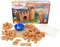 Teifoc TEI 4070 - Cassetta per costruzioni in pietra - Castello/portapenne, giocattolo creativo per bambini dai 6 anni in su, giocattolo educativo per giochi creativi, giocattolo Montessori