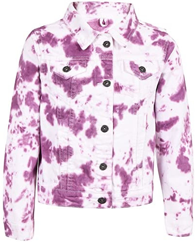 A2Z 4 Kids Girls Jackets Denim Style Trendy Fashion - Jacket JK55 Lilac._11-12