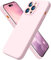 Little Boutik Coque Silicone Couleur Rose pour iPhone 14 Pro