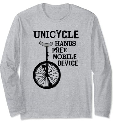 Einrad Mobile Device Bold Langarmshirt