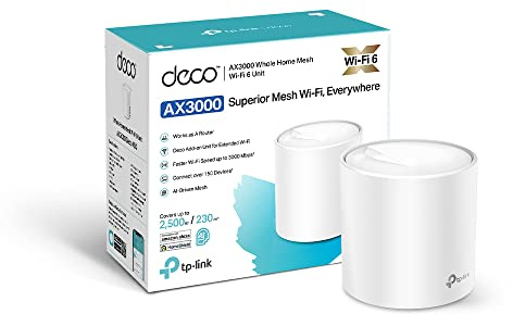 TP-Link Deco X50 AX3000 Whole Home AI-Driven Mesh Wi-Fi 6 System Pack of 1 (Renewed)