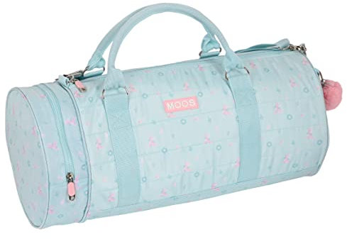 MOOS Moos-M621 Bolsa de Deporte Infantil, Mochila, Ideal para Niños de Diferentes Edades, Cómoda y Versátil, Calidad y Resistencia, 54x24x24, Color Azul Turquesa, Estándar (SAFTA M621)
