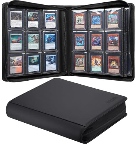 Sibonic Toploader-Binder, hält 360 Toploader, 9 Pocket Top Loader Binders