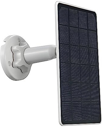 5V-3W Solarpanel für Überwachungskamera mit micorUSB/Type-C/DC3513 Steckern, IP65 wasserdicht, 3m Ladekabel, kompatibel mit Reolink argus3/3pro/pt altru/2/2E/eco/pro/pt 2k/pt/go/go Plus