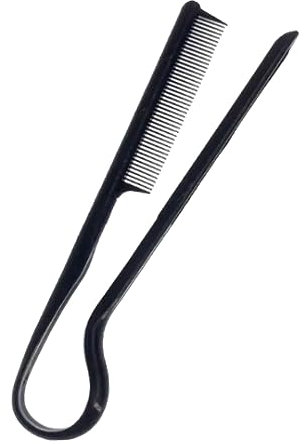 MagiDeal Peine alisador de cabello/peine alisador para cabello nudoso/alisado con plancha/secador/peine de hierro plano para peluquería