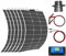 Aysolar 600W 12V Kit Paneles Solares Flexibles 6x100W 18V Monocristalino Placa Solar y 60A Controlador de Cargador para Caravana, RV, Furgonetas, Barco,Yate,carga de Baterías