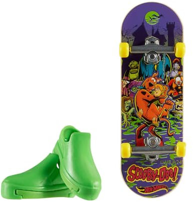 Hot Wheels, Skate, Patineta Scooby - Doo con Tenis, Juguetes para Niño, Edad 5 Años en Adelante, Juguete, Mattel