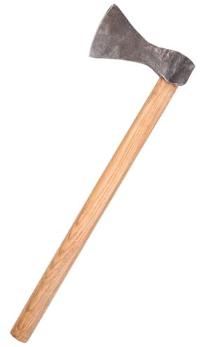 ULFBERTH | echte Wikinger-Axt aus Stahl | Hand-geschmiedet | Mittelalter Beil | Wikinger Kostüm | Reenactment | Axt-Kopf nach Petersen Typisierung (Typ A)