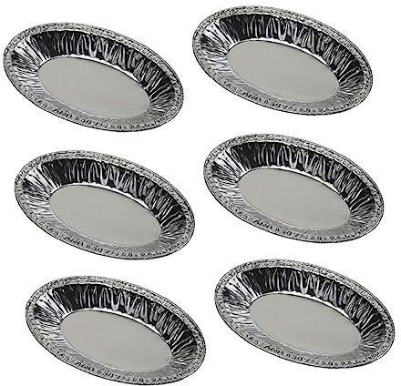 TOPBATHY 250 Pirottini Ovali Per Crostate All'Uovo Pirottini In Alluminio Pirottini Per Crostata All'Uovo