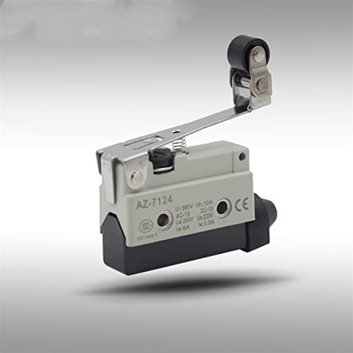 MCQWOMFQAK Limit Switch Lever Limit Switch with Roller Wheel Short Roller Hinge 380V 10A AZ-7124 xiaguolingsm