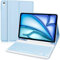 Tastiera iPad Air M3 & M2 11, Custodia con Italiano QWERTY Tastiera Compatibile con iPad Air 11 M3(Modelli: A3266/ A3267) & Air 11 M2 (A2902/ A2903) & Air 5 & Air 4, Blu (iPencil non incluso)