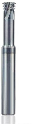 WZFC Fresa Con Filettatura Metrica, Punta Per Fresa In Carburo Di Tungsteno A 3 Taglienti Da 60 Gradi,M8x1,25xP6x50