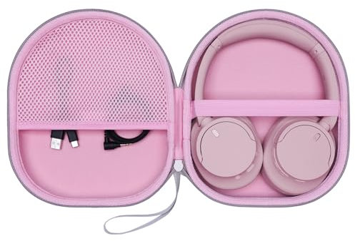 LTGEM Hülle kompatibel mit Sony WH-CH720N / WH-CH520 Noise Canceling Kopfhörer Over The Ear Headset, Rosa