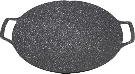 Korean BBQ Plate Grill, Non-Stick Aluminum Alloy Teppanyaki Frying Pan, Suitable for Home, Outdoor and Camping Use (Gas Type 30cm)