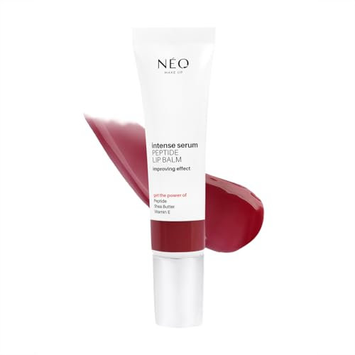 NEO MAKE UP Peptide Lip Balm 10 ml - Rosa - 03 PERFECT BERRY - Balsamo Labbra - Trucchi - Burrocacao Labbra - Makeup - Lip Plumper - Bellezza Donna - Lipbalm - Peptide