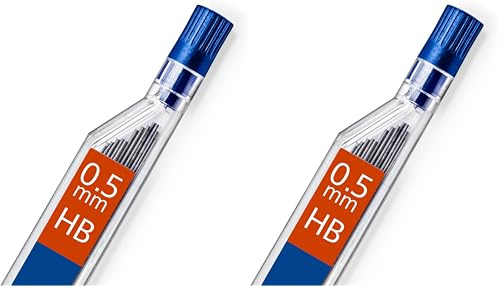STAEDTLER 2505HBBK2D Mars Micro Feinminen Minendurchmesser 0.5 mm, HB, 1 stück (2er Pack)