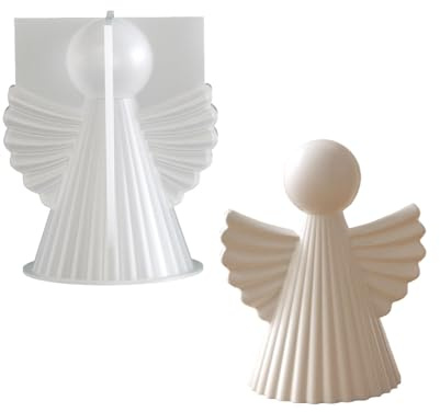 Moule multifonction en silicone en forme d'aile d'ange pour décoration de mariage, festival, célébrations et travaux manuels