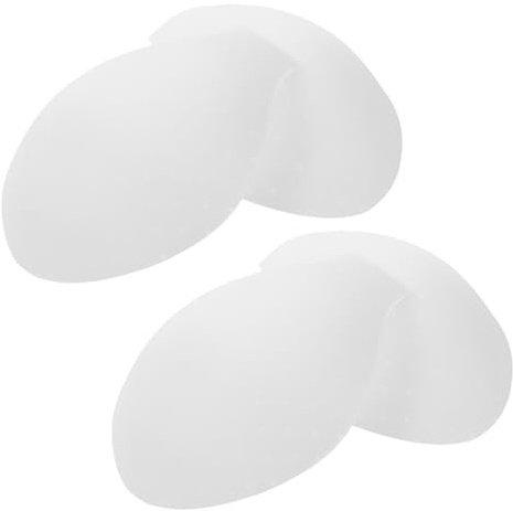 TOYZFRIENDY Lot de 4 Coussinets Rehausseurs Blancs pour Homme Coquille de Protection Souple Perforée de U Rembourrage Respirant pour Sous-vêtements, Slips et Maillots de Bain