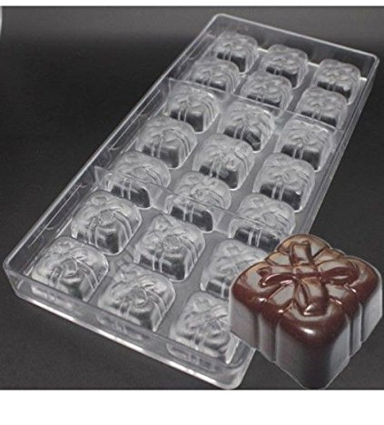 Viereck Pralinenform mit Raupe Figur