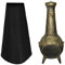 Outdoor Chiminea Cover Garden Patio Waterproof Heavy Duty Heater Protector Rain Sun UV Heater Cover 1.2m High