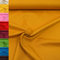 MAGAM-Stoffe Sophie Baumwollstoff Uni 100% Baumwolle Oeko-Tex Meterware 50cm (05. Safran-Gelb)