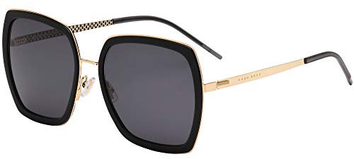 BOSS Damen 1208/S Sonnenbrille, Gold/Schwarz, 59