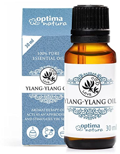 Ylang Ylang Öl Optima Natura 100% für Haar und Haut Duftöl Ideal für Gesichtsdampfer und Aromatherapie 30ml