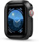 Strap-it Cover in TPU per Apple Watch Series 6/5 / 4/3 / 2/1 / SE, Custodia Rigida Protettiva Compatibile con iWatch 44mm in TPU Silicone - Nero