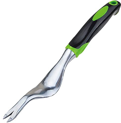 NANAO Weed Puller, Weed Remover Tool, Hand Weeding Tools, Dandelion Digger, Garden Tools for Gardening, Fast and Labor-Saving Aluminium Alloy with Rubber Handle (Green)