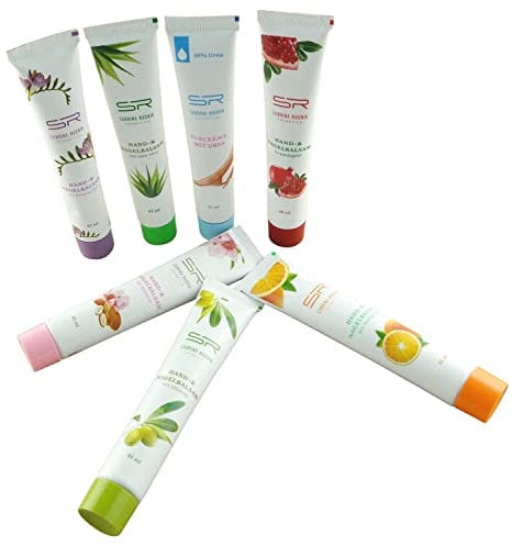 Probierset Hand-, Nagel- und Fußbalsam 7 Sorten je 45 ml