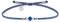 iz-el Armband blauer Saphir GLÜCKSBRINGER 925 Silber