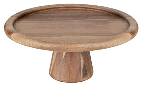 Olympia Présentoir à gâteaux en Acacia 305 x 127 mm – Robuste, Robuste, Facile à Nettoyer, élégant pour hôtel, Restaurant, café, Buffet, thé, pâtisserie, etc