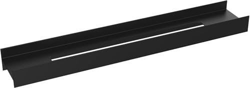 EMCO Aura Handtuchhalter zur Wandmontage, markant geformter Badetuchhalter aus Aluminium, hochwertige Handtuchstange für Handtücher oder Kleidung, matt schwarz