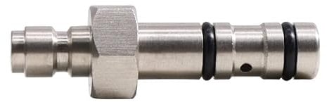 TUXING PCP Paintball Füllsonde, 9mm OD Schnellfüll-/Ladesonde, Schnellkupplung Edelstahl gerade Air Tool Fittings für evanix, Logun, Webley, FX Hatsan Air Rifle Gun