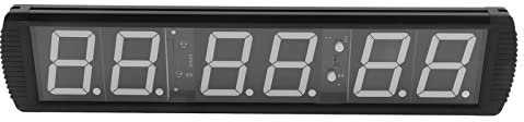 YWBL-WH LED-Fitness-Timer mit Countdown, Intervall-Trainingsuhr, Fernbedienung für Fitness-Zirkeltraining zu Hause